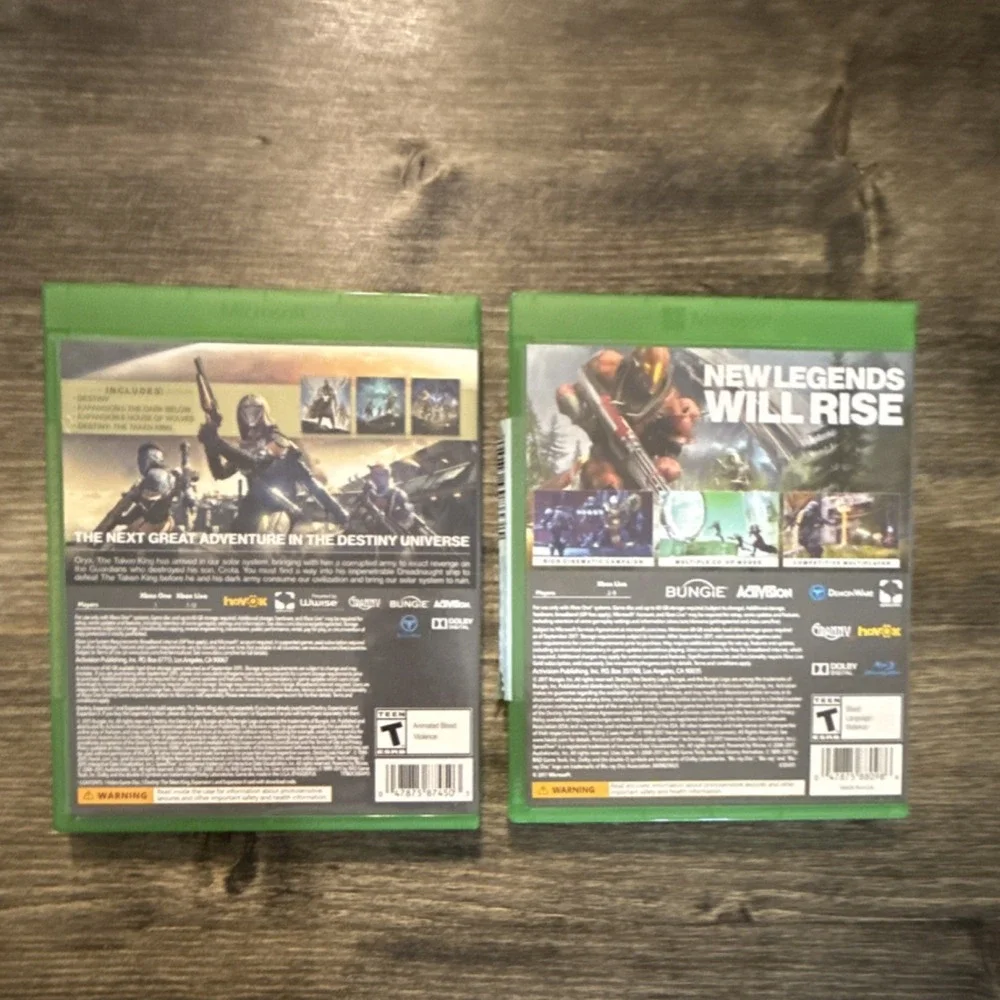 Xbox One Games: Destiny 2 + Destiny: The Taken King Legendary Edition Lot